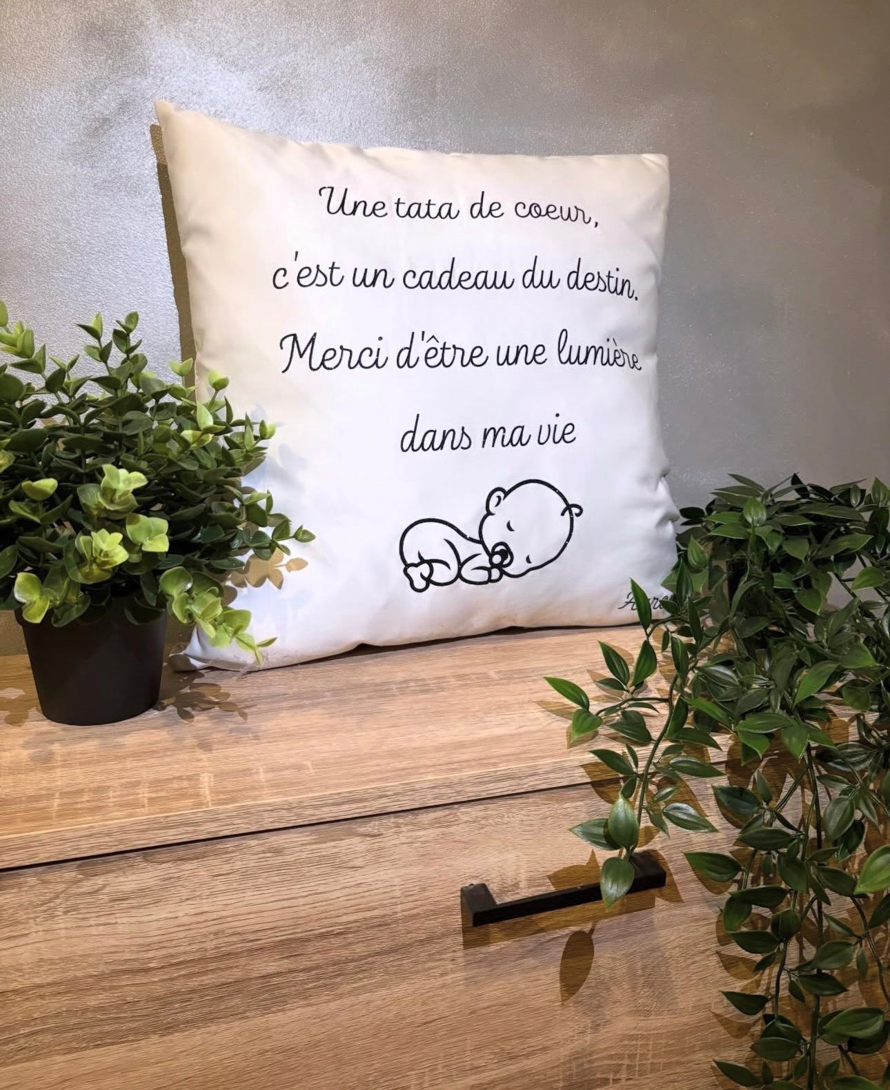 Coussin personnalisé